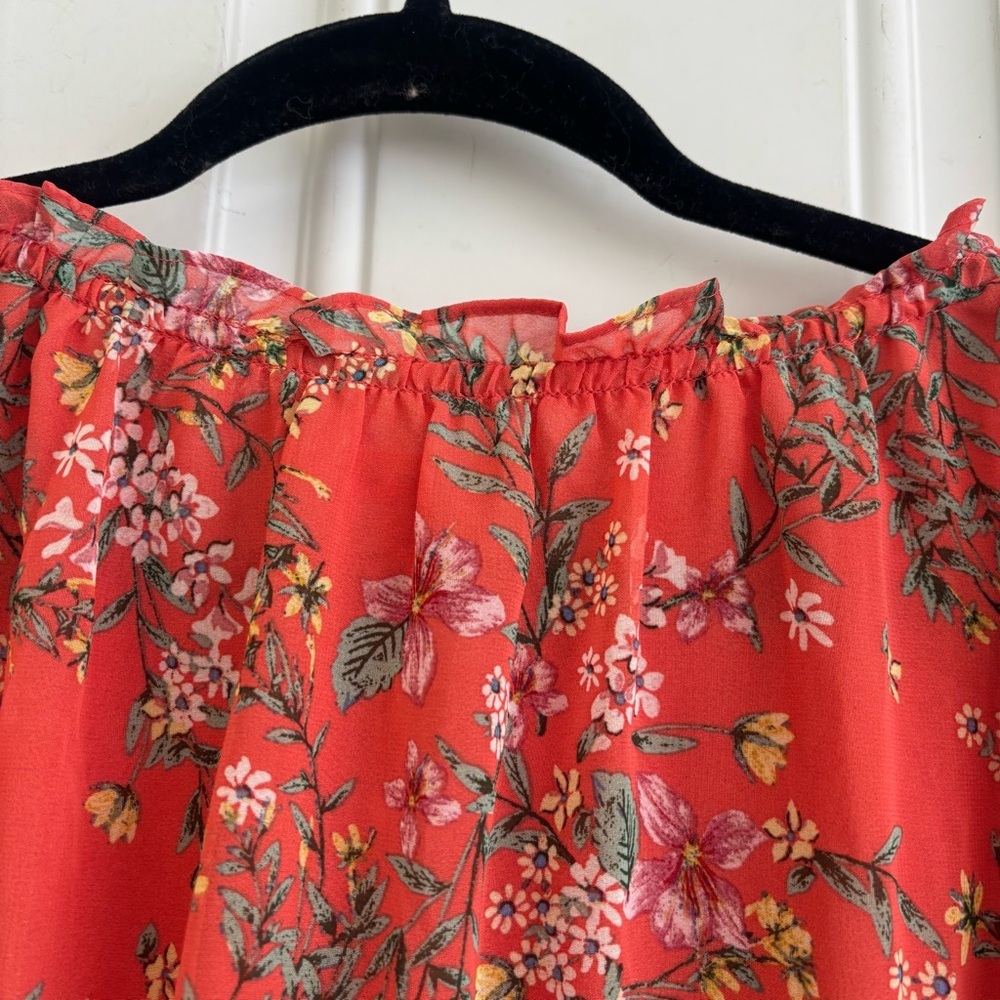 NWT Max Studio Floral Sleeveless Top, Size 2X - Picture 9 of 14